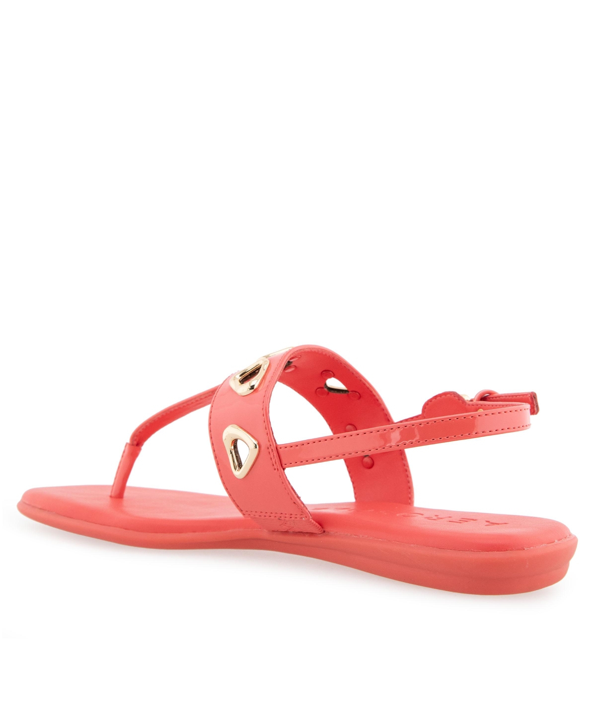 AEROSOLES WOMEN'S LAGO ROUND TOE THONG SANDALS 