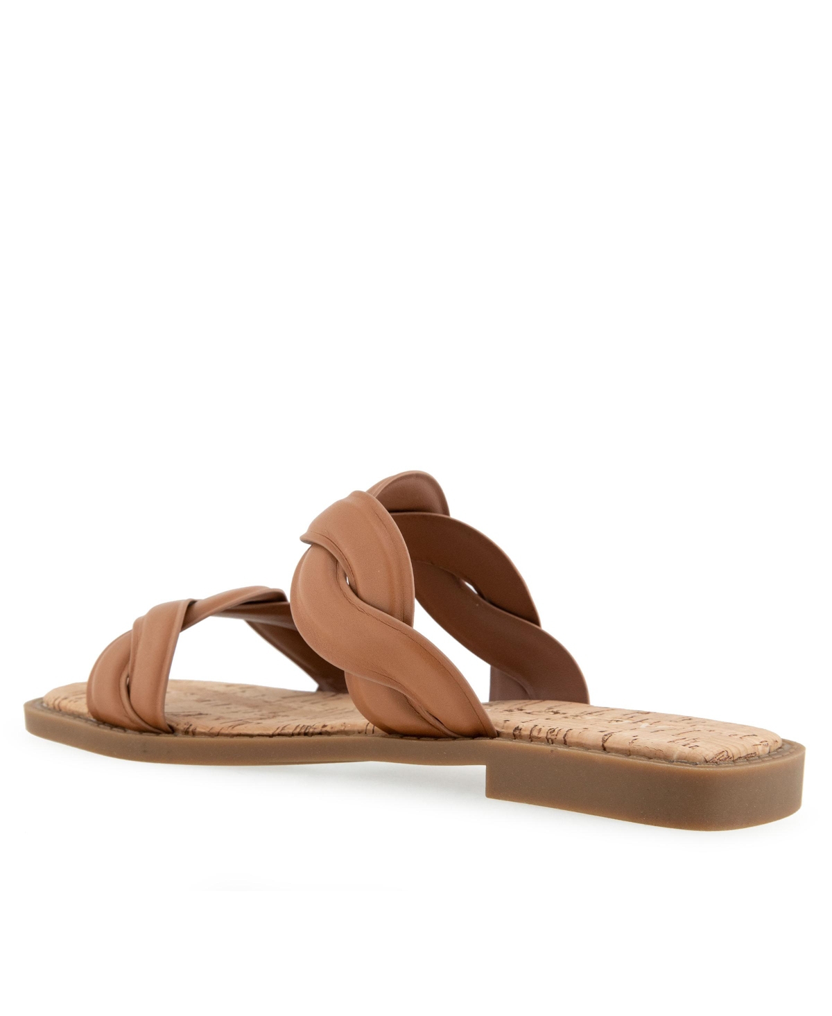 AEROSOLES WOMEN'S COLETTE ROUND TOE SLIDE SANDALS 