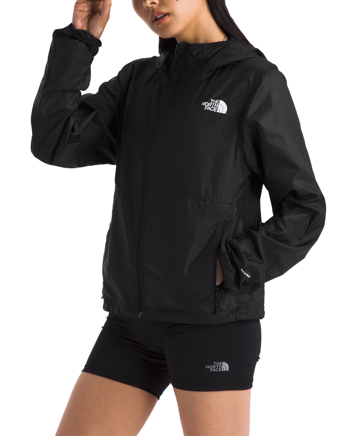 Shop The North Face Women's Tnf Cyclone Wind Jacket In Tnf Black