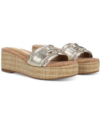 Sam Edelman - Women's Pauleena Slide Wedge Sandals