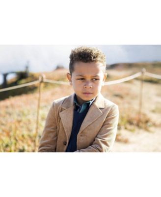 Baby Boys V-Neck Cable Sweater Vest