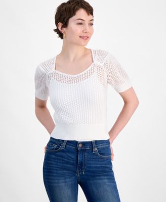 7 For All Mankind - Women's Sweetheart-Neck Sweater