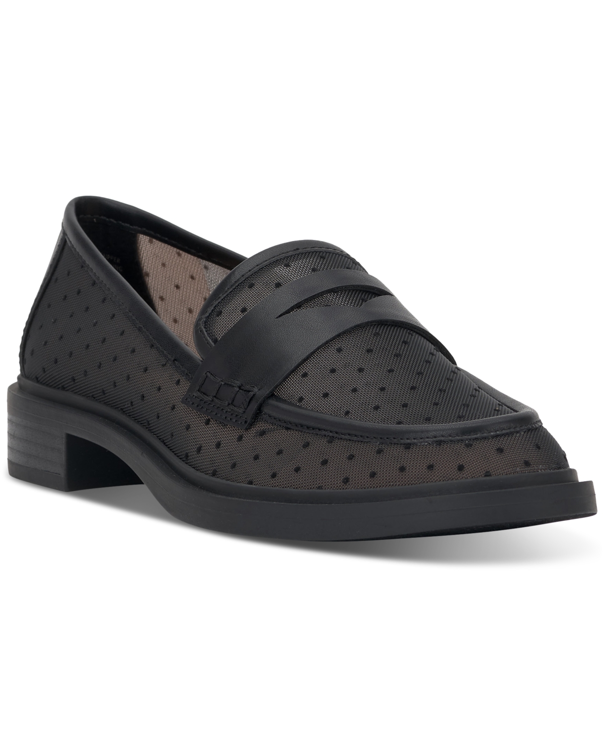 On 34th Women's Blaiya Loafer Flats, Exclusively At Macy's In Black Microdot