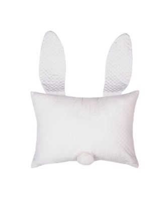 Girl Easter Bunny w/ Flap Ears Decorative Accent Pillow, 13" x 18"