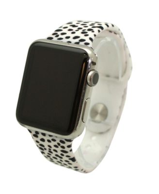 Cheetah Polka Dot Printed Silicone Apple Watch Bands