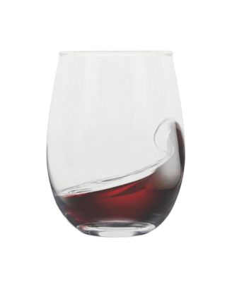 Bellini Glass 12 Piece All Purpose Stemless Red, White, Water, Beverage Glasses/Tumbler - Set of 12