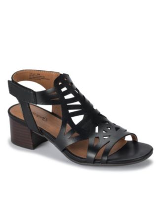 Women&#39;s Velvet Block Heel Sandals