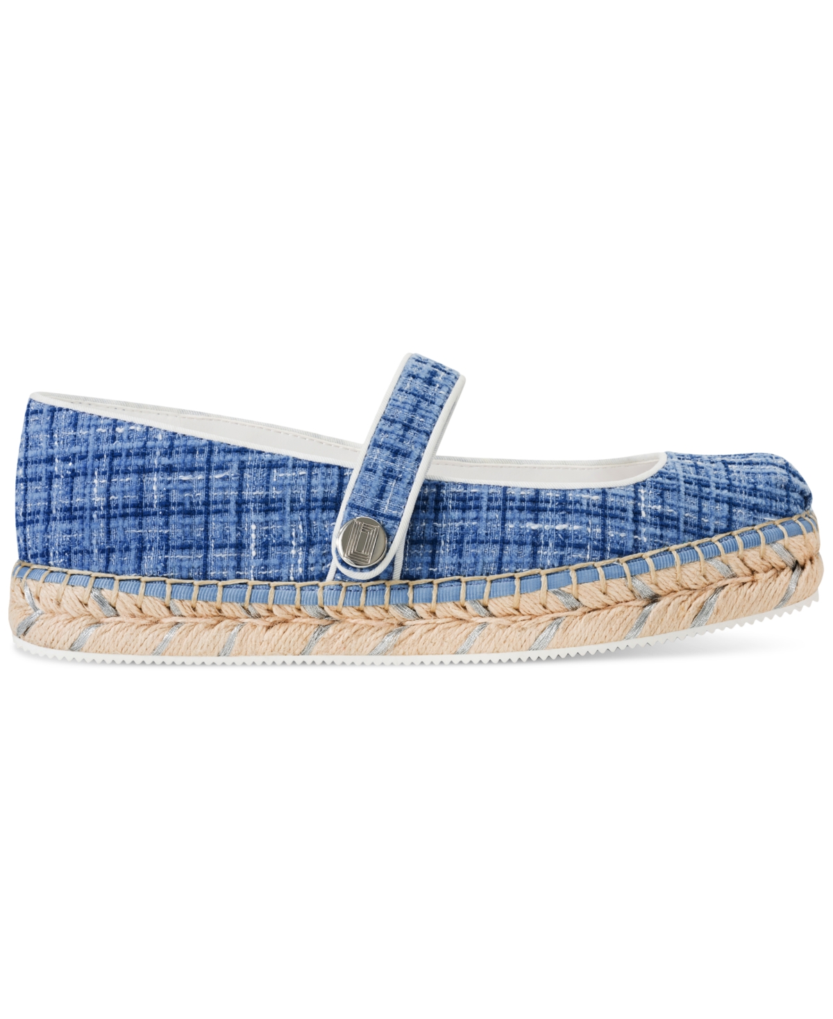 Shop Karl Lagerfeld Women's Mikai Espadrille Flats In Cornflower Blue