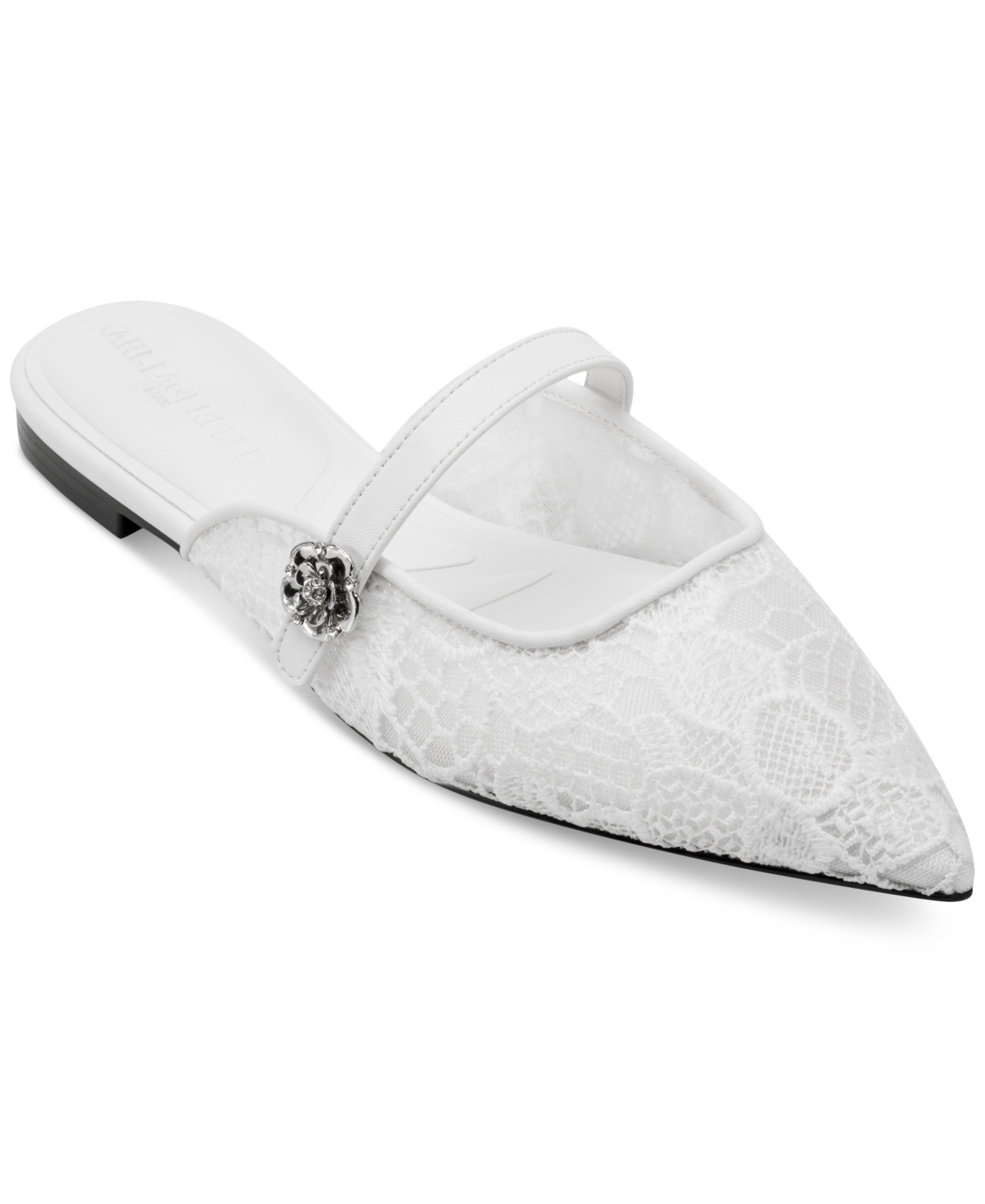 KARL LAGERFELD WOMEN'S VADYN POINTED-TOE FLATS 