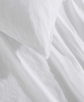 Washed Percale Solid 2-Pc. Comforter Set, Twin/Twin XL