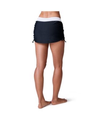 Women's Side Shirred Swim Skirt
