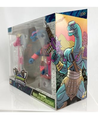 Saurozoic Warrior Range Brakhion: Futuristic, Armored Dinosaur Hero – Highly Articulated, Posable Collectible Action Figure with Full Range of Accessories – 6 Inch Scale 1:12, Ages 8+