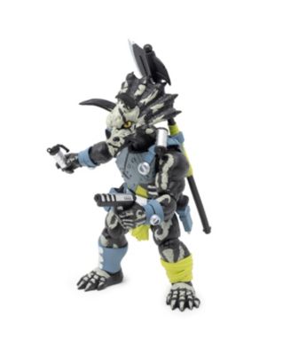Boss Fight Studio Saurozoic Warrior Triax Skiver Night Lands Deco - Futuristic, Armored Dinosaur Hero – Highly Articulated, Posable Collectible Action Figure & Accessories – 6 Inch Scale 1:12, Ages 8+