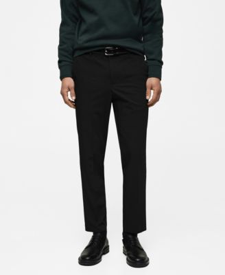 MANGO - Men's Stretch Fabric EU Slim-Fit Pants