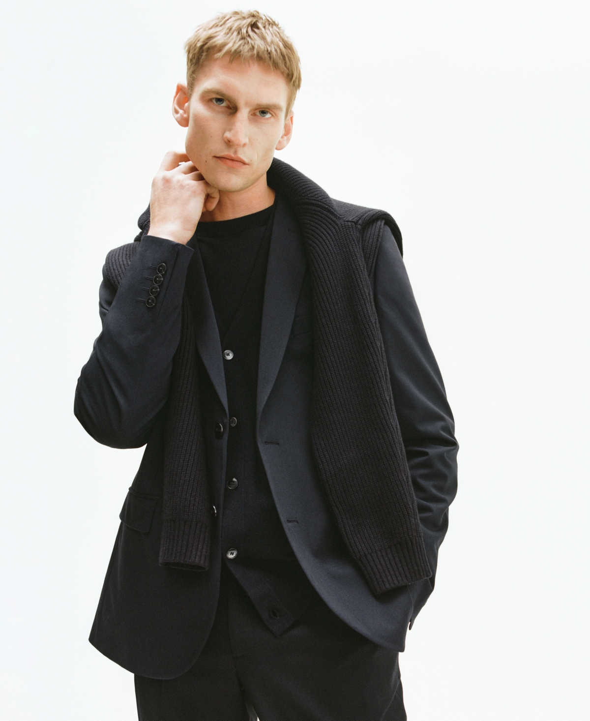 Shop Mango Men's Super Slim-fit Suit Blazer In Dark Navy