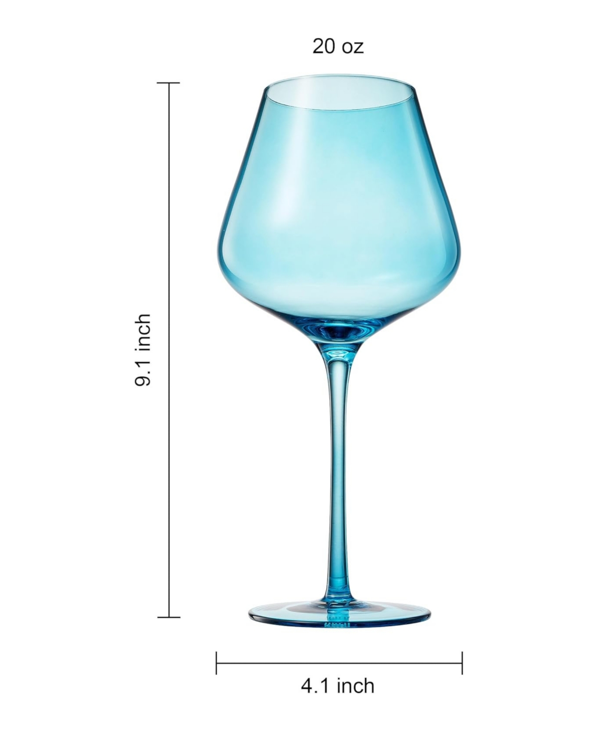 The Wine Savant Colors Of San Francisco Wine Glasses, Set Of 5 In Multicolor