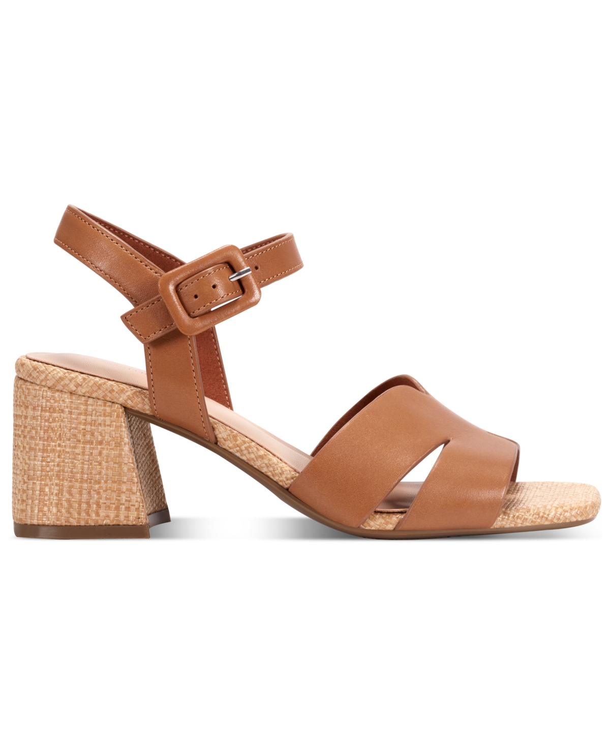Shop Rockport Women's Georje Open Toe Dress Sandals In Brown Leather