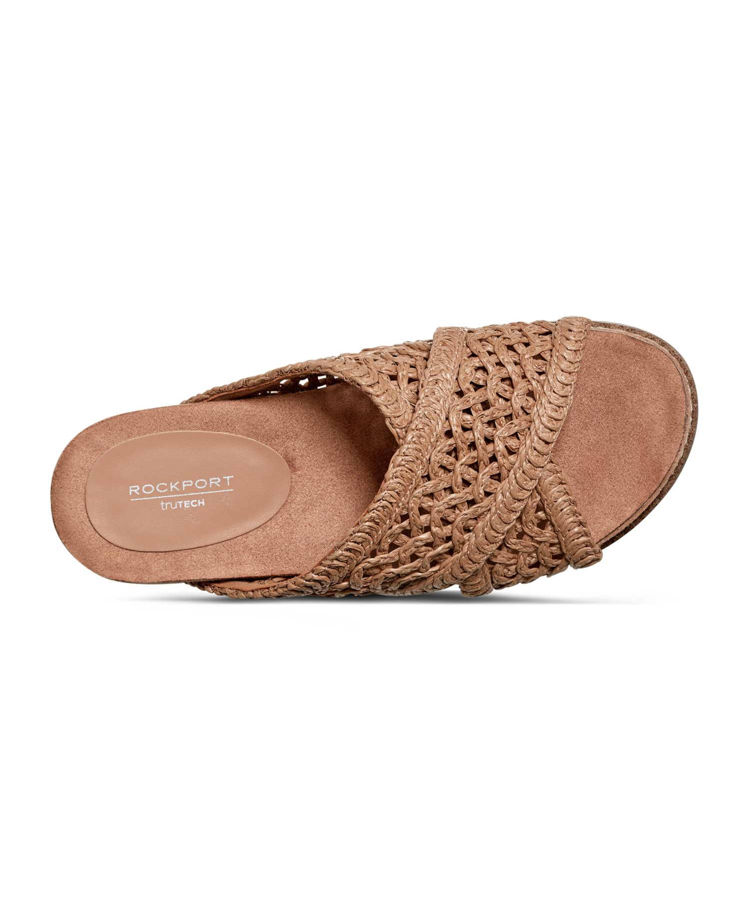 Women's Zora Woven Crisscross Flat Footbed Sandals