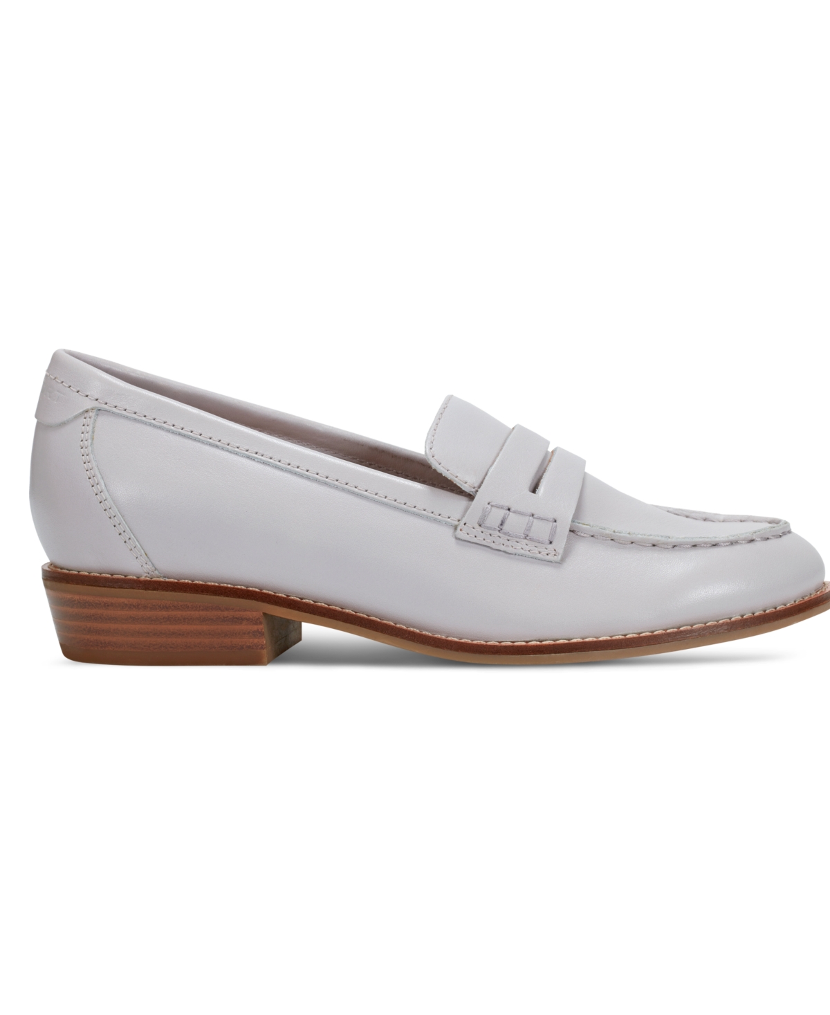 Shop Rockport Women's Elisea Round Toe Casual Loafers In Light Blue Leather