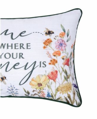 Home is Where Your Honey Is Accent Pillow