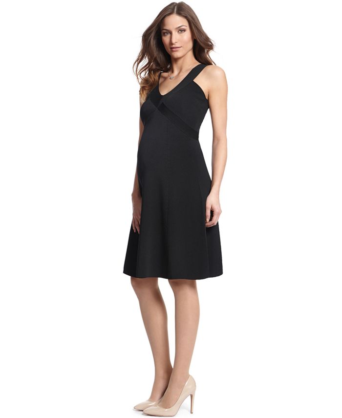 Seraphine Maternity VNeck Fit & Flare Dress Macy's