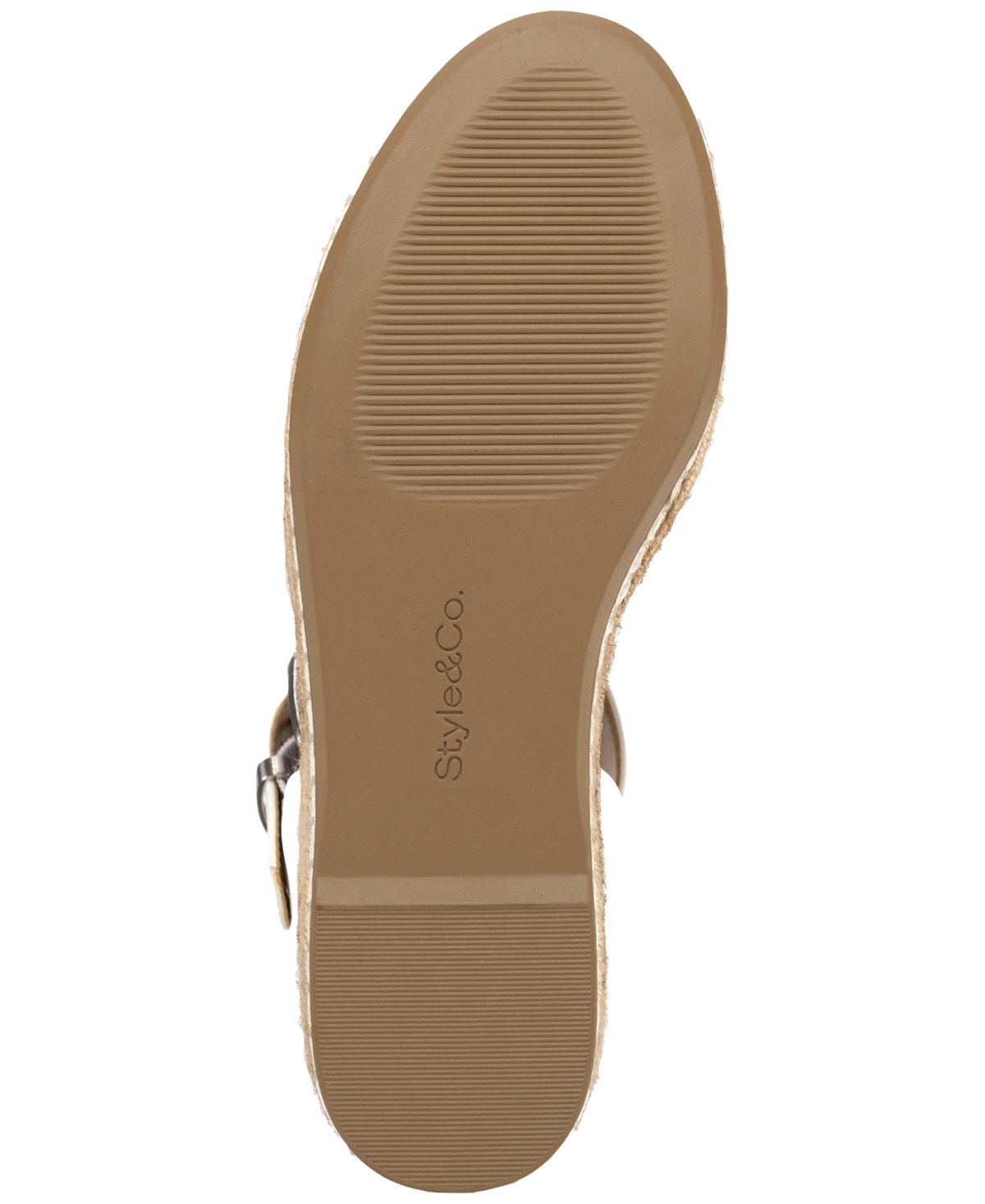 Style & Co Women's Hawkinns Wedge Sandals, Exclusively At Macy's In Wht Linen
