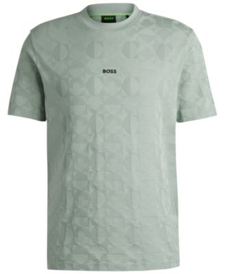 Men's Circle Jacquard Relaxed-Fit T-Shirt