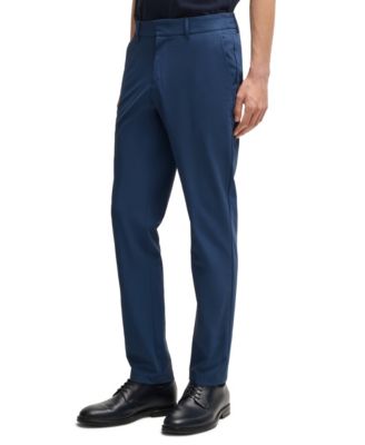 Hugo Boss - BOSS by  Men’s Travel-Friendly Softshell Slim-Fit Trousers