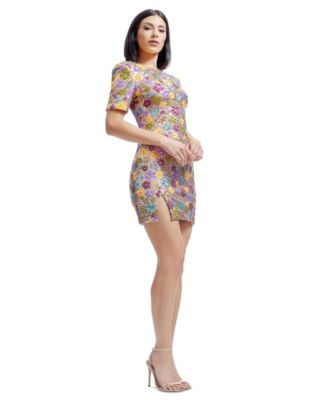 Women's Maddox Floral Sequin Bodycon Dress