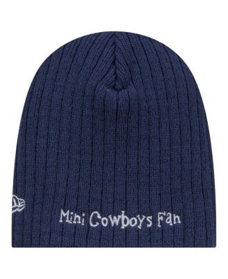 Baby Boys and Girls Navy Dallas Cowboys Mini Beanie