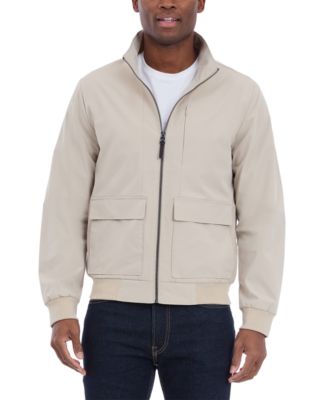 Men's Solid-Color Stand-Collar Hipster Jacket