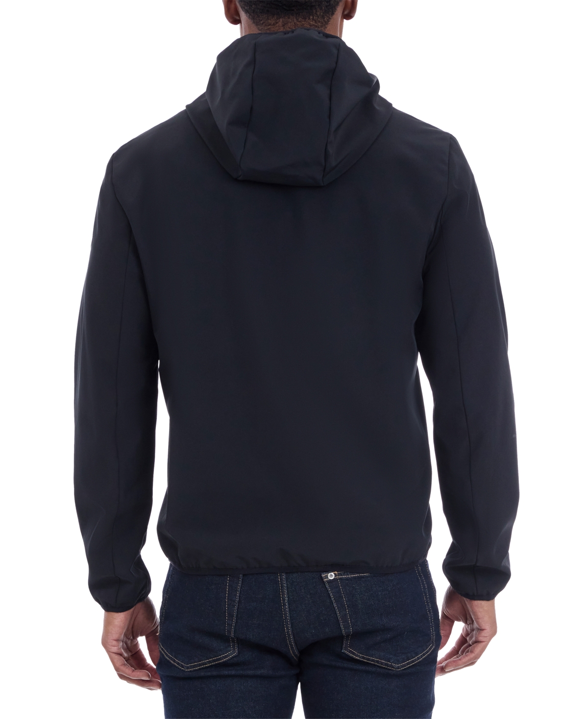 Michael Kors Men's Hooded Soft Shell Jacket In Black