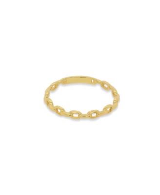 Oval Link Ring 14K Yellow Gold