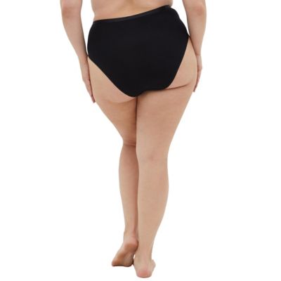 Plus Size 3 Pack Cotton Full Brief