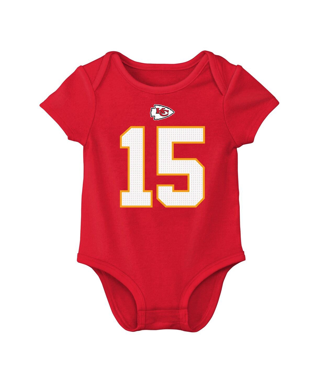 Nike Baby Boys And Girls Patrick Mahomes Red Kansas City Chiefs Player Name & Number Bodysuit In Red