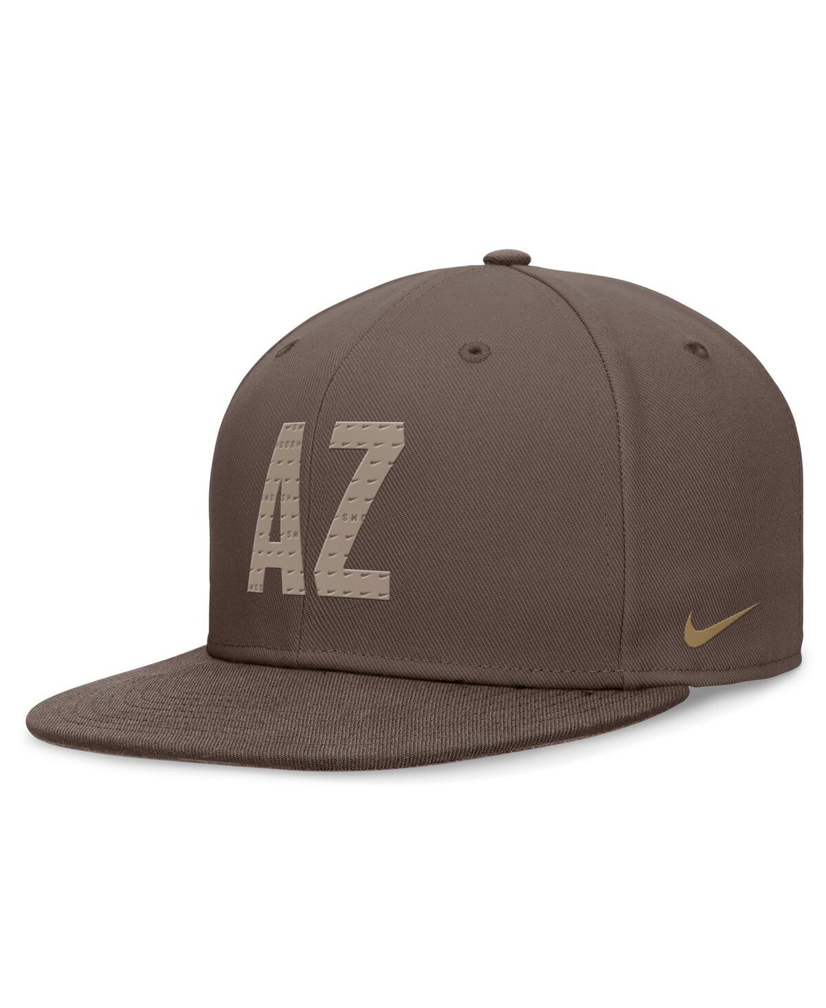 Nike Men's Brown Arizona Diamondbacks Statement Ironstone Performance True Fitted Hat In Brown