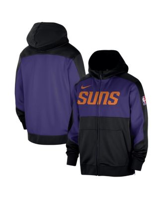 Nike - Men's Black Phoenix Suns Authentic On-Court Showtime Performance Full-Zip Hoodie