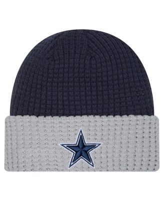 New Era - Men's Navy Dallas Cowboys Waffled Cuffed Knit Hat
