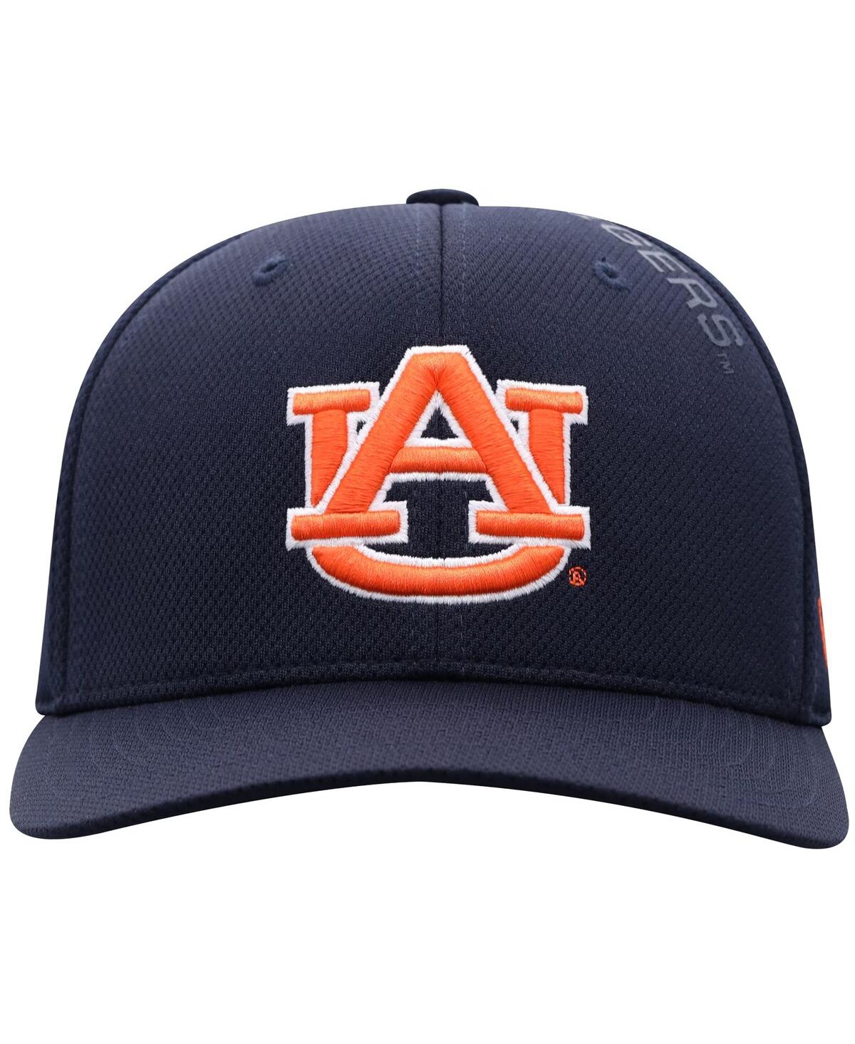 Top Of The World Men's Navy Auburn Tigers Reflex 2.0 Flex Fit Hat In Navy