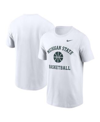 Nike - Men's White Michigan State Spartans Basketball Icon T-Shirt