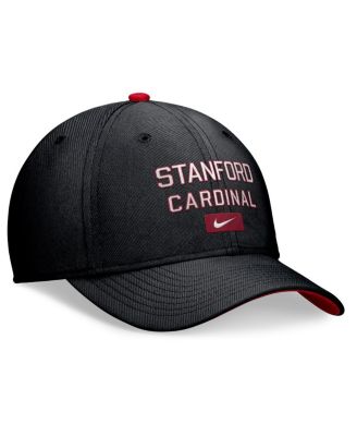 Men's Black Stanford Cardinal Primetime Rise Swoosh Flex Hat