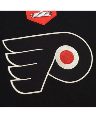 Men's Black Philadelphia Flyers Heritage Lace-Up Pullover Sweatshirt