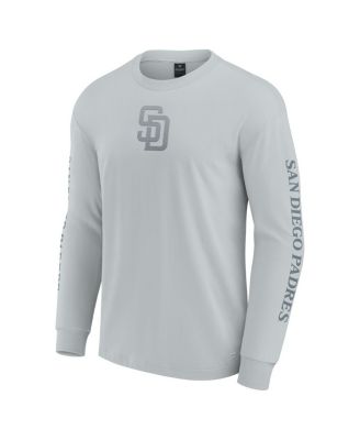 Men's Gray San Diego Padres Elements Strive Long Sleeve T-Shirt