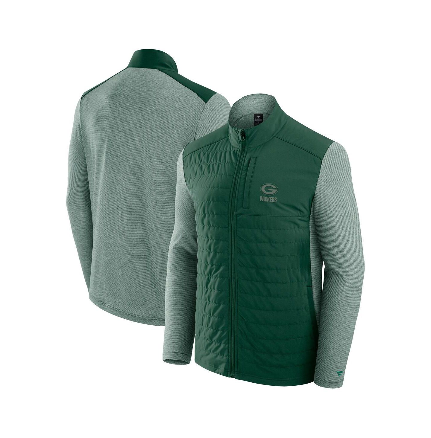 Куртка Fanatics Green Green Bay Packers Front Office Tonal Full-Zip — фото 1