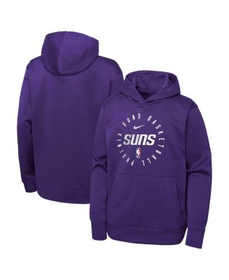 Nike - Youth Purple Phoenix Suns Performance Practice Spotlight Pullover Hoodie