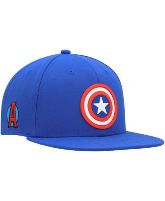 Youth Royal Captain America Comic Snapback Hat