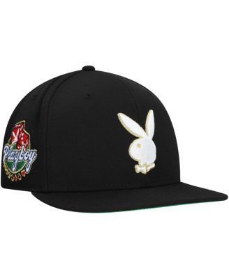 Lids - Men's Black Playboy Cherry Fitted Hat