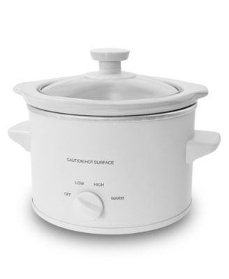 1.5 Quart Mini Stainless Steel Slow Cooker