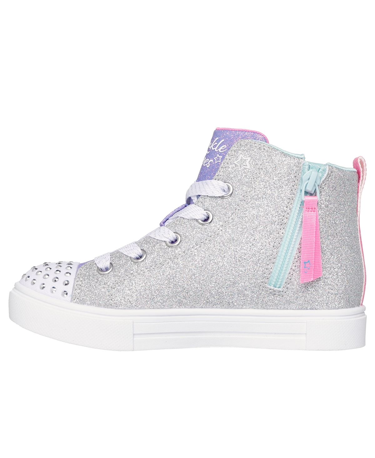 Skechers Little Girls Twinkle Toes: Twinkle Sparks In Silver