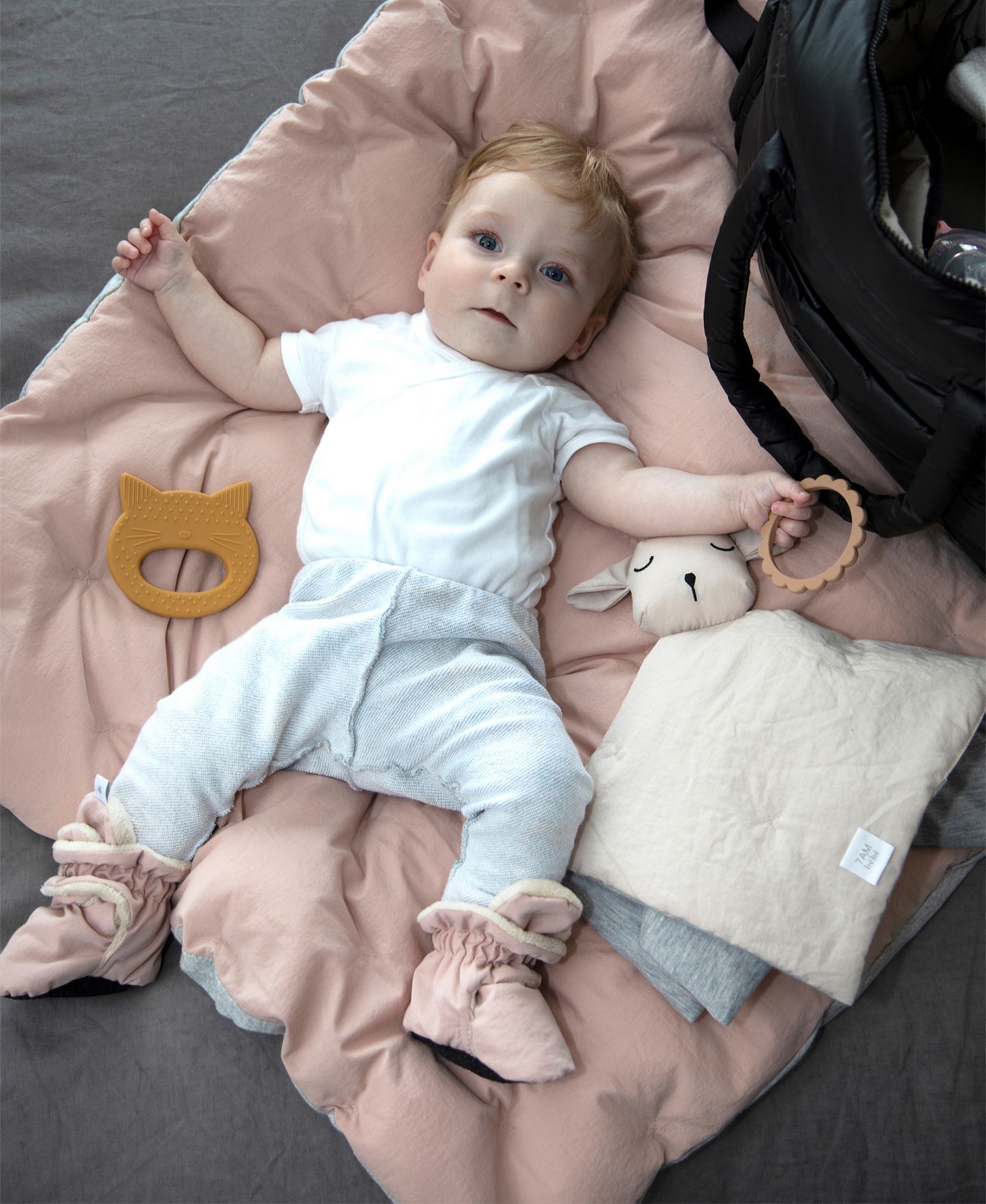 Детские пинетки 7AM Enfant на боковых кнопках — фото 3